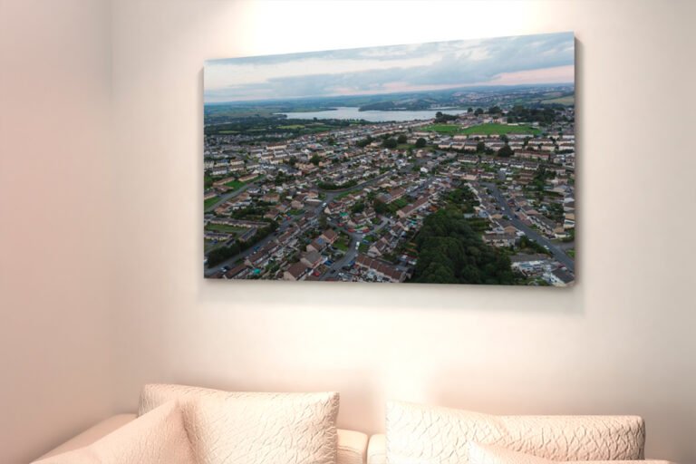 The River Tamar and Saltash in Cornwall - Aerial Image