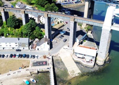 Saltash Pier from above