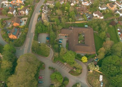 Crediton As Seen From Above - The Drone