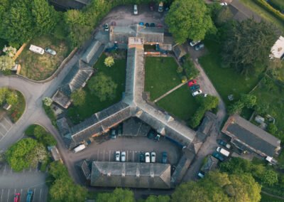 Crediton As Seen From Above - The Drone