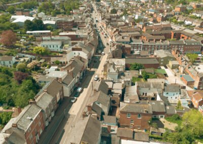 Crediton As Seen From Above - The Drone