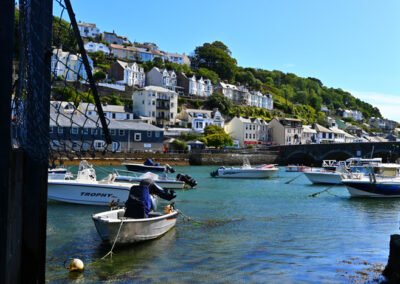 Looe in Cornwall, Summer August 2025