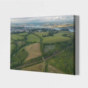 Churchtown Farm in Saltash on canvas