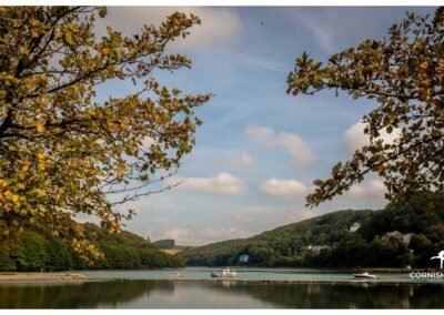 Looe in Cornwall as seen in autumn