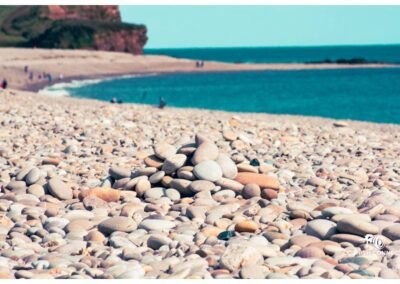 Prayer Rocks at Budleigh Salterton