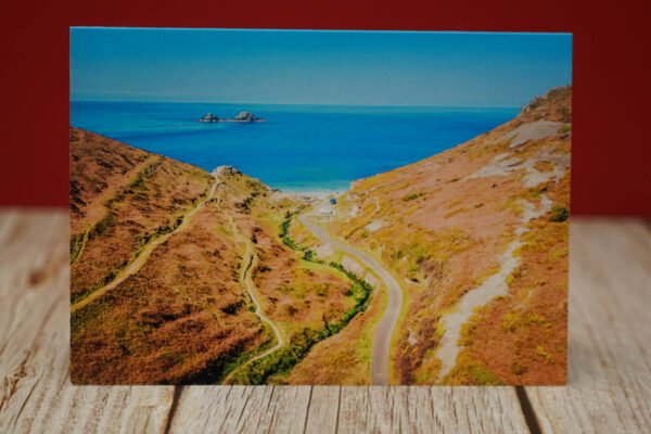 Cot Valley - Blank Greetings Card and Envelope