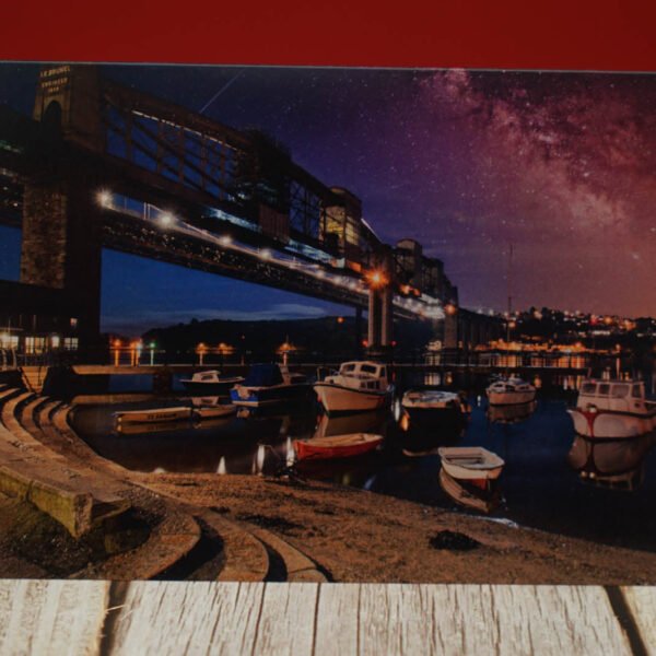 Greetings Card and Envelope - Saltash Under the Stars